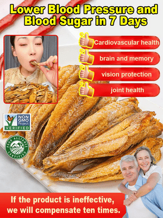 High-protein ready-to-eat deep-sea fish crisps-C1