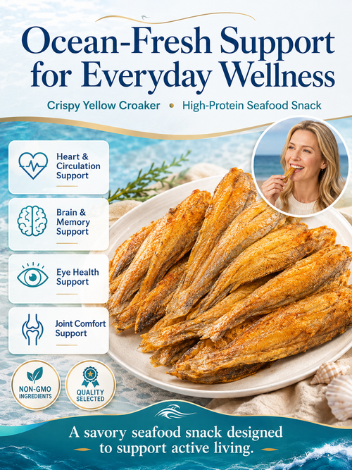 High-protein ready-to-eat deep-sea fish crisps-Fay