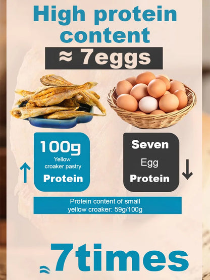 High-protein ready-to-eat deep-sea fish crisps-C1