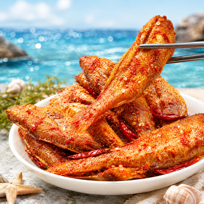 High-protein ready-to-eat deep-sea fish crisps-Fay